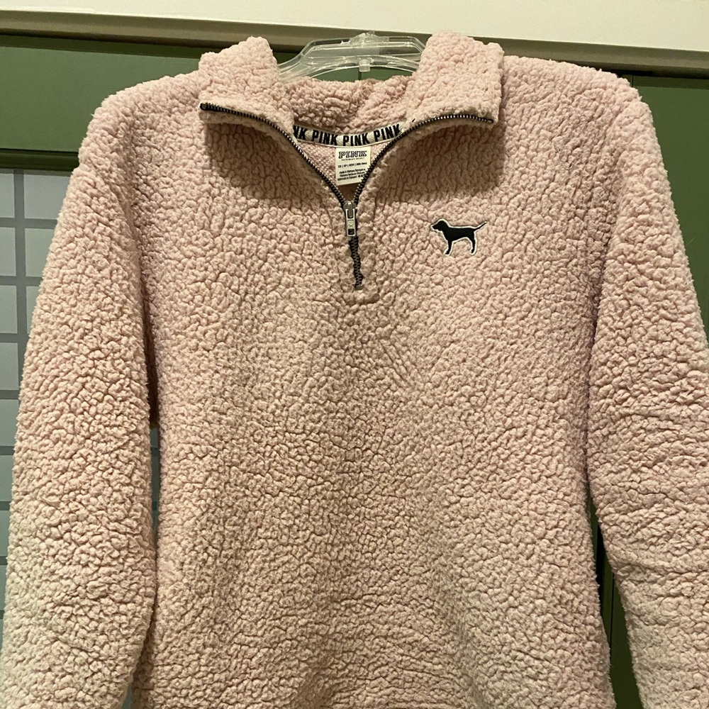VS Pink Sherpa Jacket